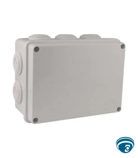 TB-AGR-3038 Caja plástica de registro ABS 300 x 380 x 120 mm con protección IP65 y sellos de goma para instalaciones