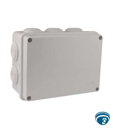 TB-AGR-3038 Caja plástica de registro ABS 300 x 380 x 120 mm con protección IP65 y sellos de goma para instalaciones