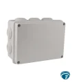 TB-AGR-3038 Caja plástica de registro ABS 300 x 380 x 120 mm con protección IP65 y sellos de goma para instalaciones
