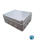 TB-AGR-3038 Caja plástica de registro ABS 300 x 380 x 120 mm con protección IP65 y sellos de goma para instalaciones