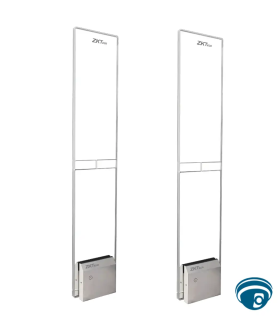 ZKAM20A-KIT sistema de antena EAS antihurto, acustomagnético 58kHz, rango 0.7 a 2.2m, 10W, DSP, alarma LED, estructura acrílica