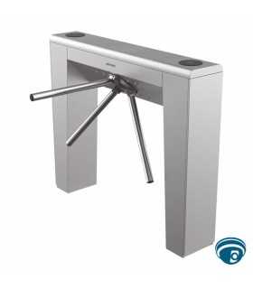 DS-K3G301LX-R/Pg-Dm55 Torniquete trípode bidireccional, carril 55cm, 25 a 60 personas/minuto, integración I/O, acero inoxidable