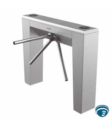 DS-K3G301LX-R/Pg-Dm55 Torniquete trípode bidireccional, carril 55cm, 25 a 60 personas/minuto, integración I/O, acero inoxidable