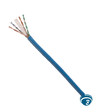 NUC6X04BU-FEG cable U/UTP Cat 6A de cobre, 4 pares 23AWG, cubierta CM azul y bobina de 305m para redes de cableado estructurado