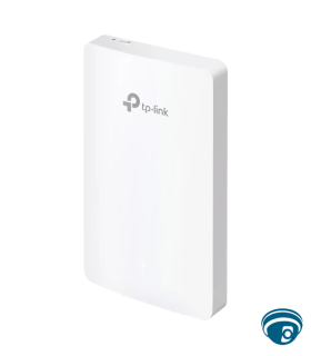 EAP615-Wall access point WiFi 6 AX1800 de pared, doble banda, 1775Mbps, PoE 802.3af/at y 4 puertos Gigabit, gestión Omada