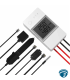 THR320D interruptor inteligente WiFi 20A para monitoreo de temperatura y humedad con pantalla LCD y contacto seco
