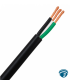 TSJ3X14 Cable TSJ 3x14 AWG flexible de 3 conductores, 600V, 15A, tensión 600V, aislamiento termoplástico PVC, por metro
