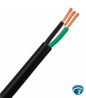 TSJ3X14 Cable TSJ 3x14 AWG flexible de 3 conductores, 600V, 15A, tensión 600V, aislamiento termoplástico PVC, por metro