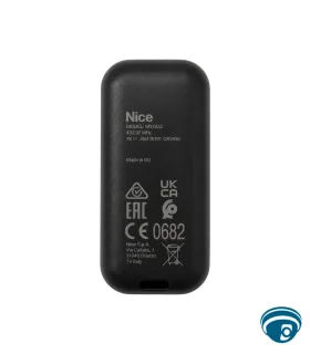 MYGO2 Control remoto 2 canales 433.92 MHz O-Code, con batería, alcance exterior estimado de 100m, para equipos marca NICE
