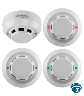 DFC421UN Detector de humo convencional óptico 12/24 Vdc, 2 hilos, contacto seco NA/NF, LED alarma, cobertura de 81m cuadrados