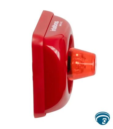 SAV 420C Sirena audiovisual para alarma de incendio,12 a 28Vdc, 90 dB/m, 6 LEDs rojos, protección IP20 y montaje a 2 cables