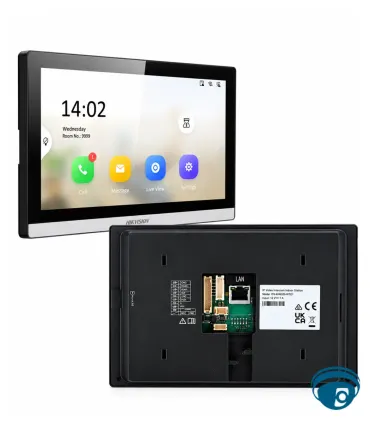 DS-KIS610-P Kit Video Portero IP WiFi 6 con Monitor Interior, Cámara 4 MP, Control por App para Acceso Residencial, PoE