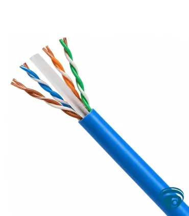 NUC6C04BU-FE Cable de red UTP Cat 6, 24 AWG, 4 pares, 305 m, azul, cobre sólido, Panduit NetKey, CM para redes