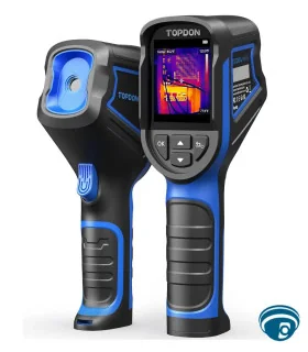 TC004Mini cámara térmica portátil para inspección, detectar fugas, puntos calientes, TISR 240 × 240, medición −20 a 450°C, IP54