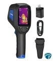 TC004 cámara térmica portátil para inspección eléctrica, mecánica, TISR hasta 512 × 384, Wi-Fi, Memoria 64GB, puntero láser