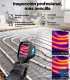 TC004 cámara térmica portátil para inspección eléctrica, mecánica, TISR hasta 512 × 384, Wi-Fi, Memoria 64GB, puntero láser
