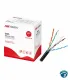 DS-1LN6OUSPE cable de red Cat.6 UTP bobina de 305 m con conductor de cobre sólido 23 AWG con cubierta PE