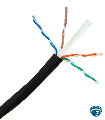 DS-1LN6OUSPE cable de red Cat.6 UTP bobina de 305 m con conductor de cobre sólido 23 AWG con cubierta PE