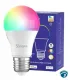 B05-BL-A19 bombilla LED inteligenteWi-Fi, Bluetooth y temperatu RGBCW E26 con brillo regulable y luz RGB para hogares conectados