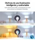 B05-BL-A19 bombilla LED inteligenteWi-Fi, Bluetooth y temperatu RGBCW E26 con brillo regulable y luz RGB para hogares conectados