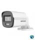 DS-2CE10DF0T-LPFS cámara fija mini bullet para vigilancia exterior con ColorVu, Smart-Hybrid Light y audio coaxial