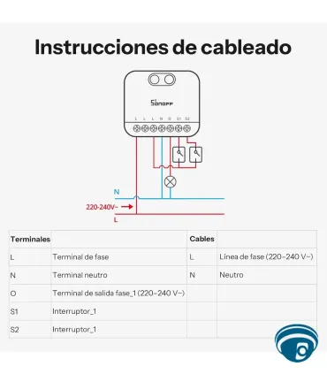MINI-DIM interruptor dimmer inteligente para iluminación regulable, con Matter, calibración y monitoreo de potencia Wi-Fi