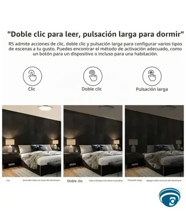 R5W Controlador de escenas de seis botones para dispositivos eWeLink-Remote, con activación sin conexión de red