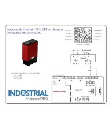 Detector de Masa Metálica para uso con Barreras Vehiculares XBA-LDET