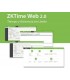Licencia para 10 Dispositivos para software ZKTimeWEB2.0 Tiempo y asistencia ZK-TWEB-10