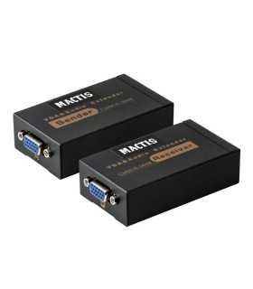 Extensor de video VGA 100mts MACTIS 300ft VGA Cat5e o Cat6 YCQ-VGA