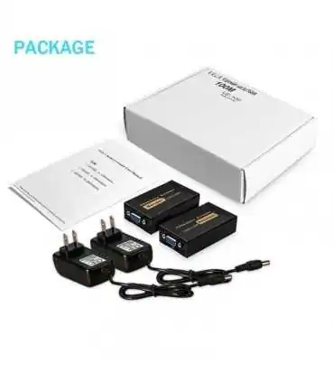 Extensor de video VGA 100mts MACTIS 300ft VGA Cat5e o Cat6 YCQ-VGA