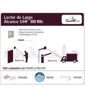 Calcomania para control de acceso Tag Adherible RFID para Automóvil EPC GEN2 PROTAGX