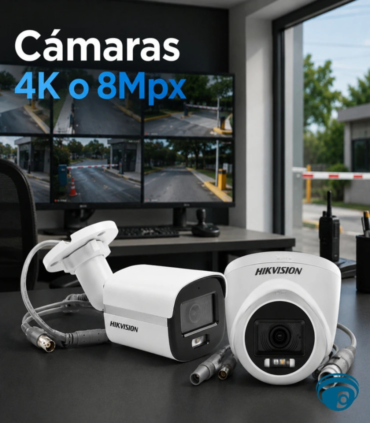 Cámaras 4K o 8Mpx